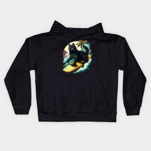 Maui Mochi surfs! Kids Hoodie